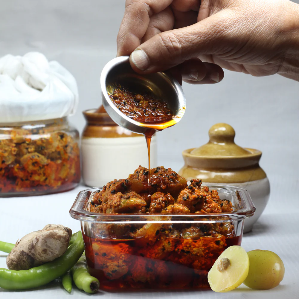 Homemade Pickles by Indian Elderly